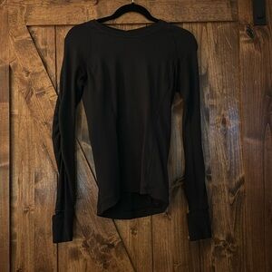 Lululemon RUNDERFUL LONG SLEEVE Black Size 6